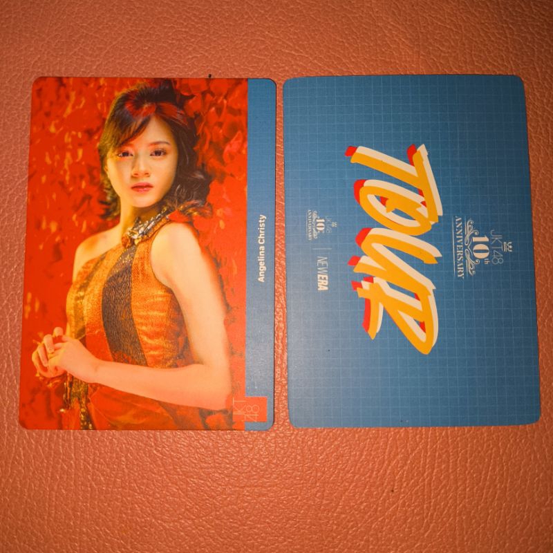 Photocard JKT48 10th Anniversary Tour Angelina Christy - PC Anniv 10 Christy