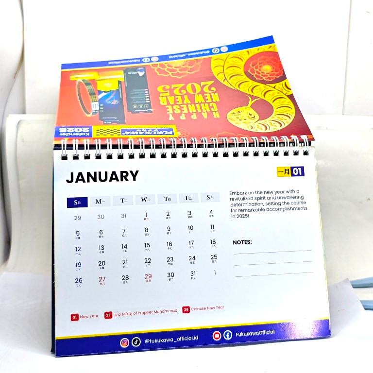 

(P2 O) KALENDER MEJA DUDUK 2025 BONUS PALING MURAH