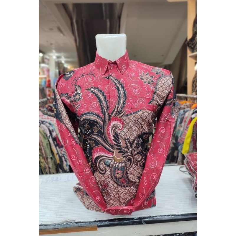 Batik Pria Tangan Panjang Lapis Puring