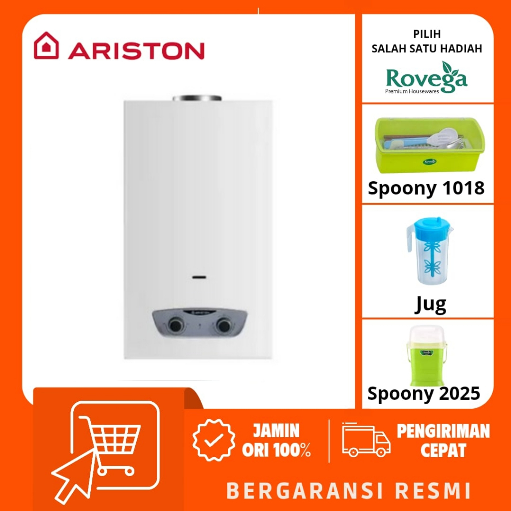ARISTON Water Heater GAS 10 Liter / 5 Liter Fast R