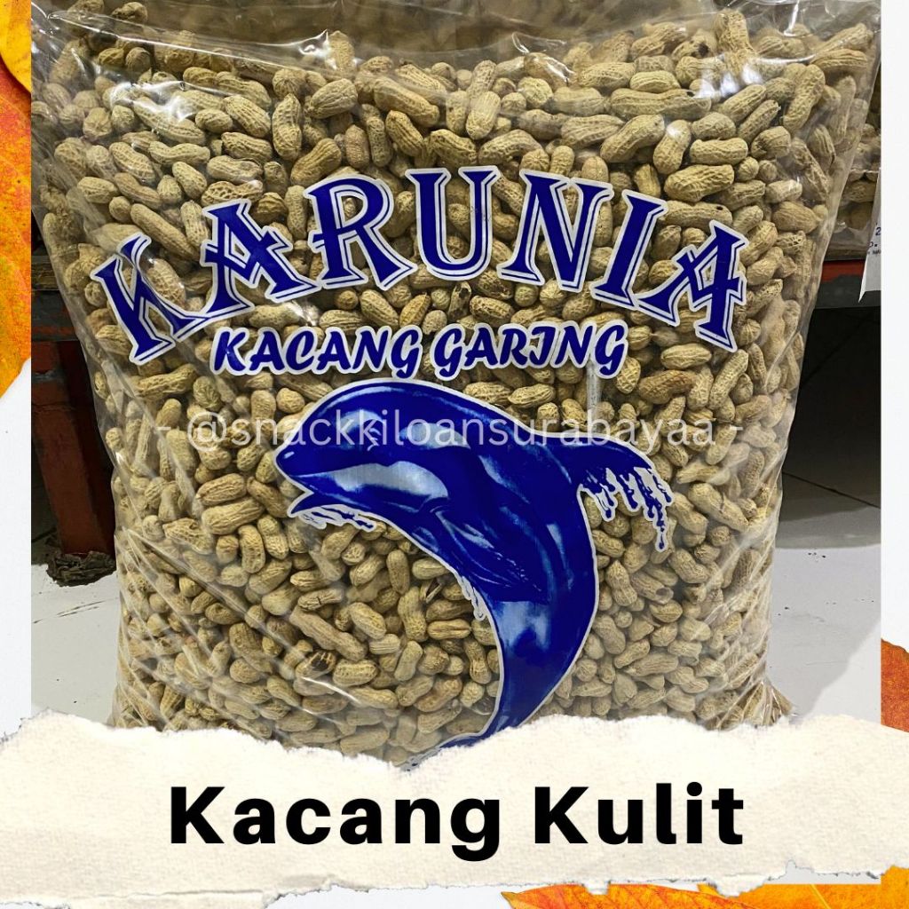 

Kacang Kulit 1 Ball ( 5 KG)/ Kacang Kulit Oven Asin Gurih/ Snack Kiloan Murah/ Mak E Dor