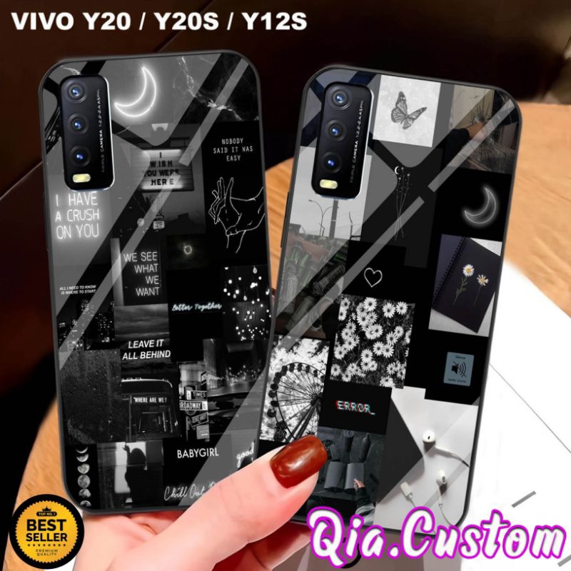 Promo Case Glossy Vivo Y20 Y20s Y12s Terbaru , Case Glossy Kilau Vivo Y20 Y20s Y12s , pelindung Hp V
