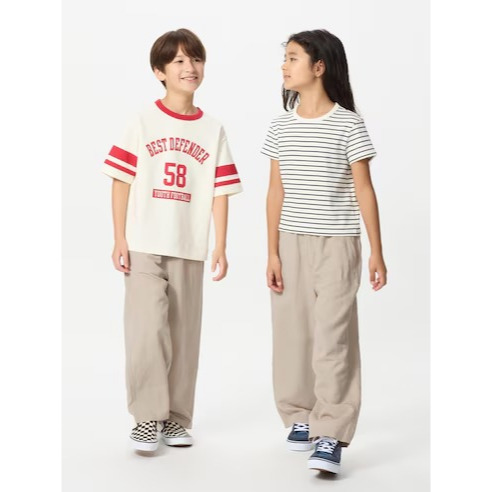 SALE KIDS Celana Rileks Lebar Linen Blend Katun Denim Panjang Piyama Anak Remaja LAKI PEREMPUAN JAST