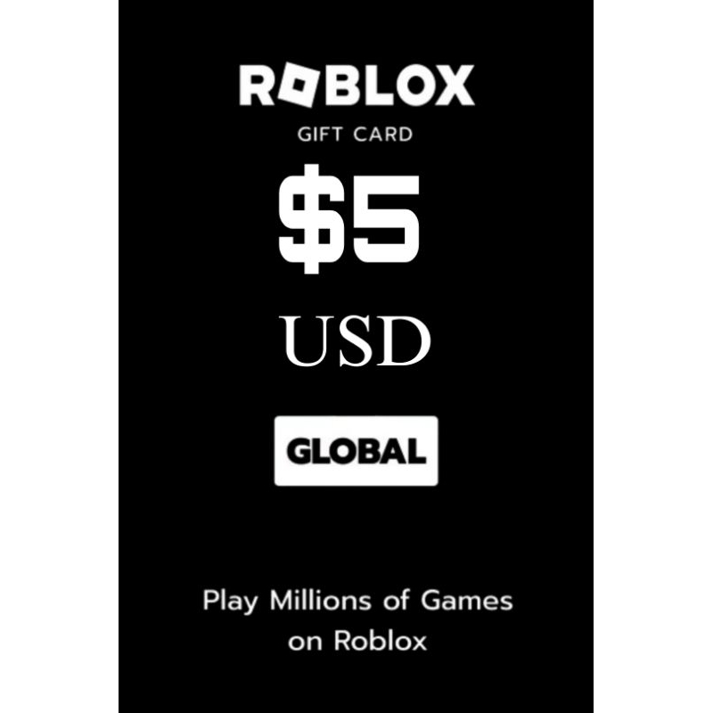 Software Roblox Gift Card $5 USD Global