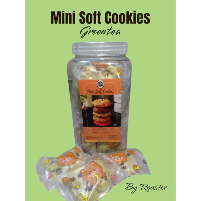 

mini soft cookies greentea