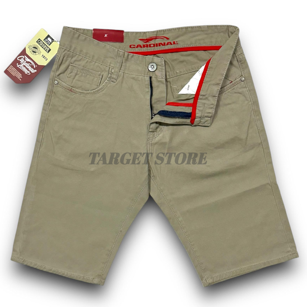 Celana Pendek Kanvas Cardinal Distro Pria//Celana Pendek Casual Original//Bahan 100% Katun