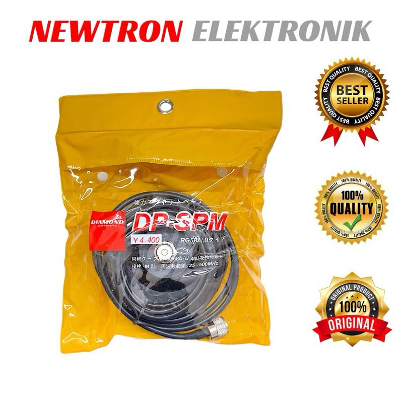 Bracket Magnet Antena Mobil DP-SPM Diamond 3M Kabel Breket Braket DPSPM RG58 Antenna Radio Compatibl