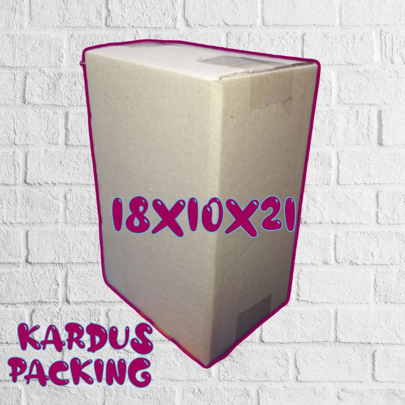 

kardus packing UK 18x10x21 kardus kecil kardus besar
