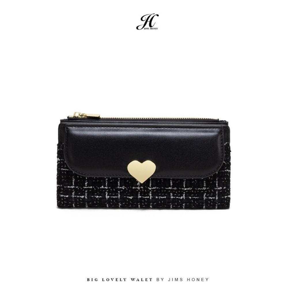 JIMS HONEY BIG LOVELY WALLET Dompet Lipat Panjang Wanita Cewek Fashion Jimshoney Casual Terbaru