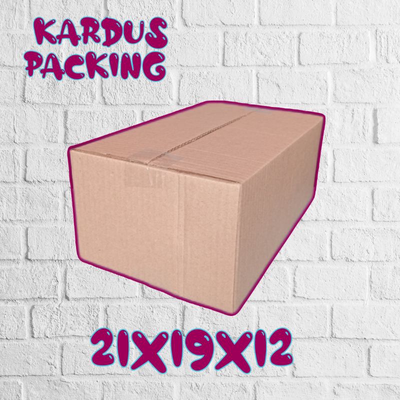 

kardus packing UK 21x19x12 kardus kecil kardus besar