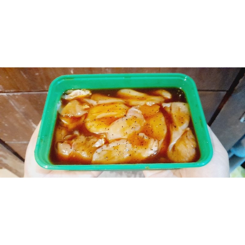 

AYAM SLICE MARINASI LADA HITAM / BULGOGI / TERIYAKI