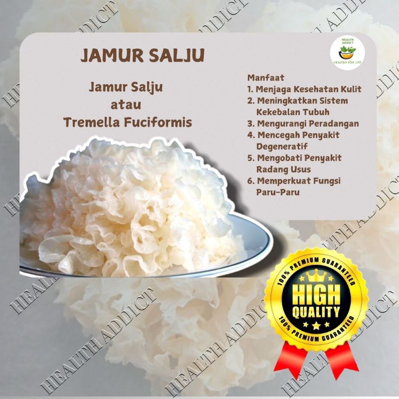 

Jamur Salju / Jamur Es 1 Pcs Utuh