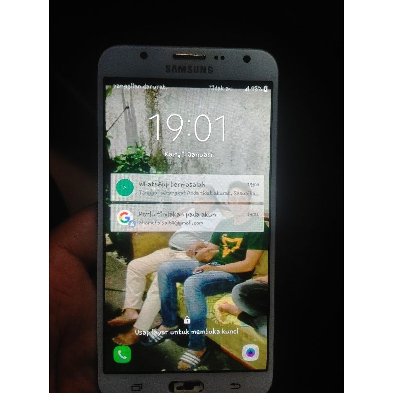 Lcd samsung J700 ori copotan