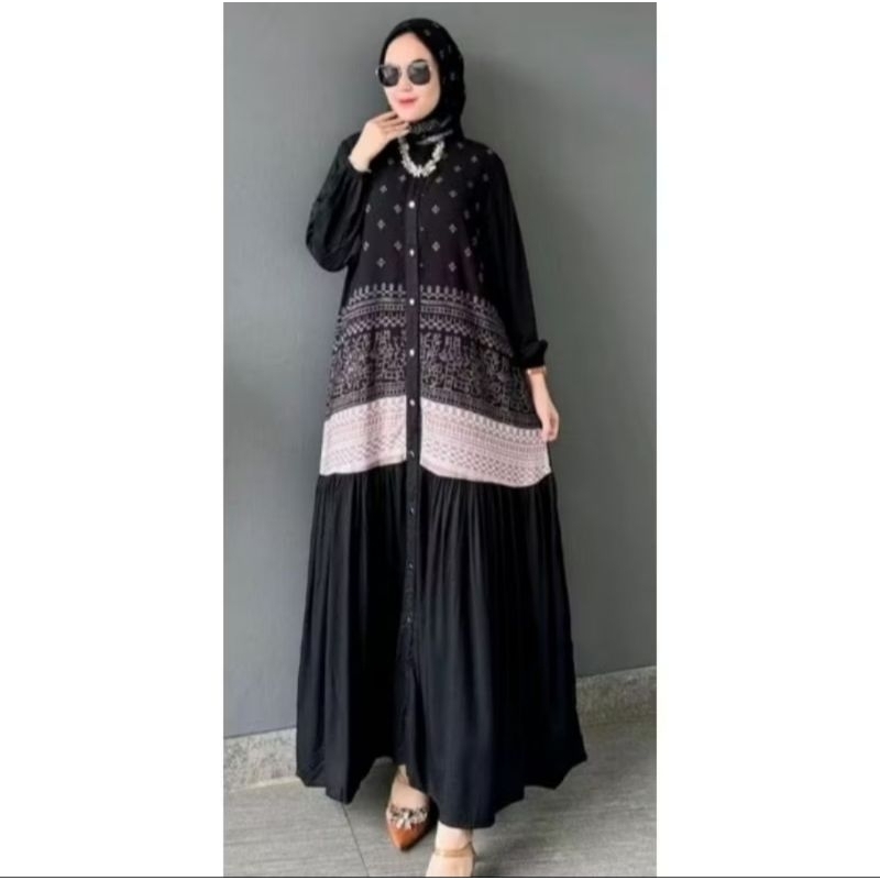 gamis set kerudung premium original by zara