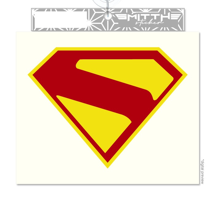 Stiker Superman NEW 2025 Cutting Sticker untuk aksesoris Motor Mobil