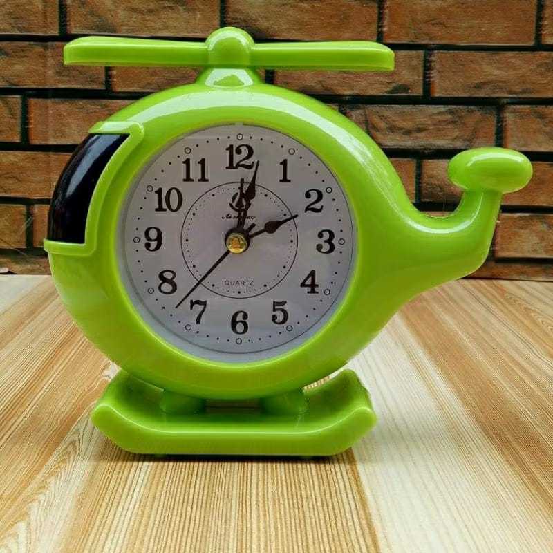 Jam Weker Alarm Helikopter Jam weker Karakter Lucu Jam Weker Aesthetic
