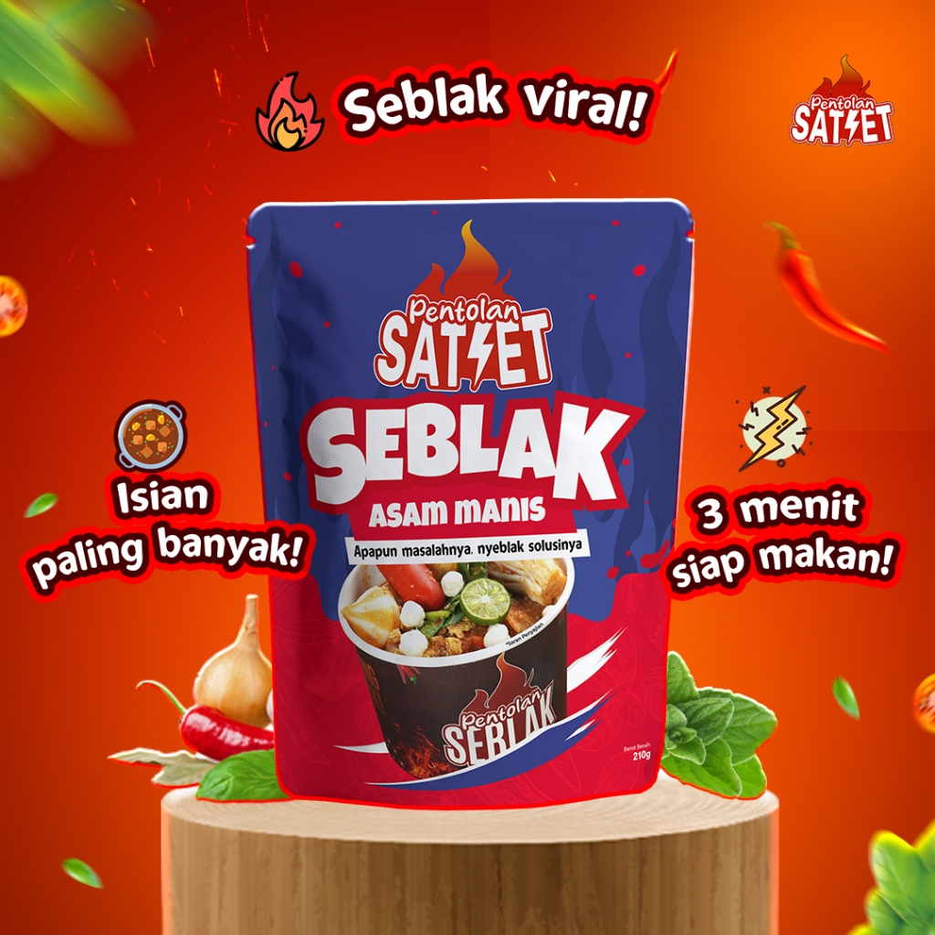 

Pentolan Satset Seblak Asam Manis