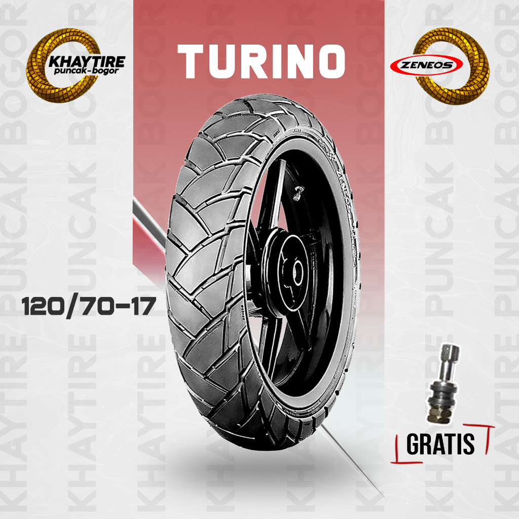 Ban Tubles Motor Batangan Adventure ZENEOS TURINO 120/70 Ring 17