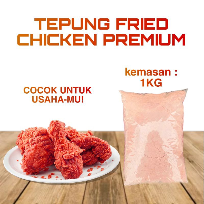 

Tepung Breader 1 kg / tepung fried chicken / tepung ayam goreng crispy / tepung fried chicken premium siap pakai