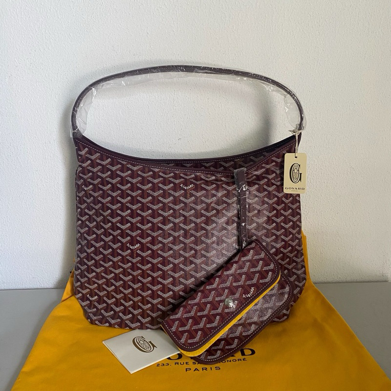 Goyard Boheme Hobo Bag Maroon