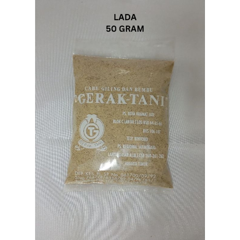 

Lada Bubuk Gerak Tani 50 gram