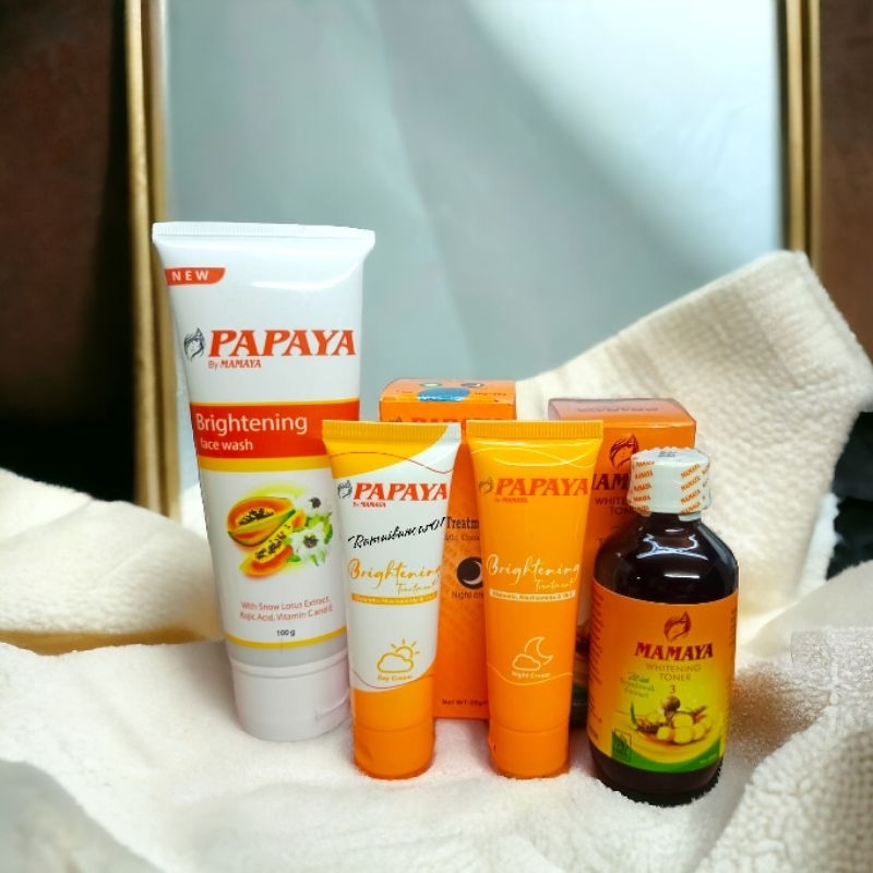 Mamaya Paket Cream 4in1 (Facial Foam.Toner.Cream Siang Malam)