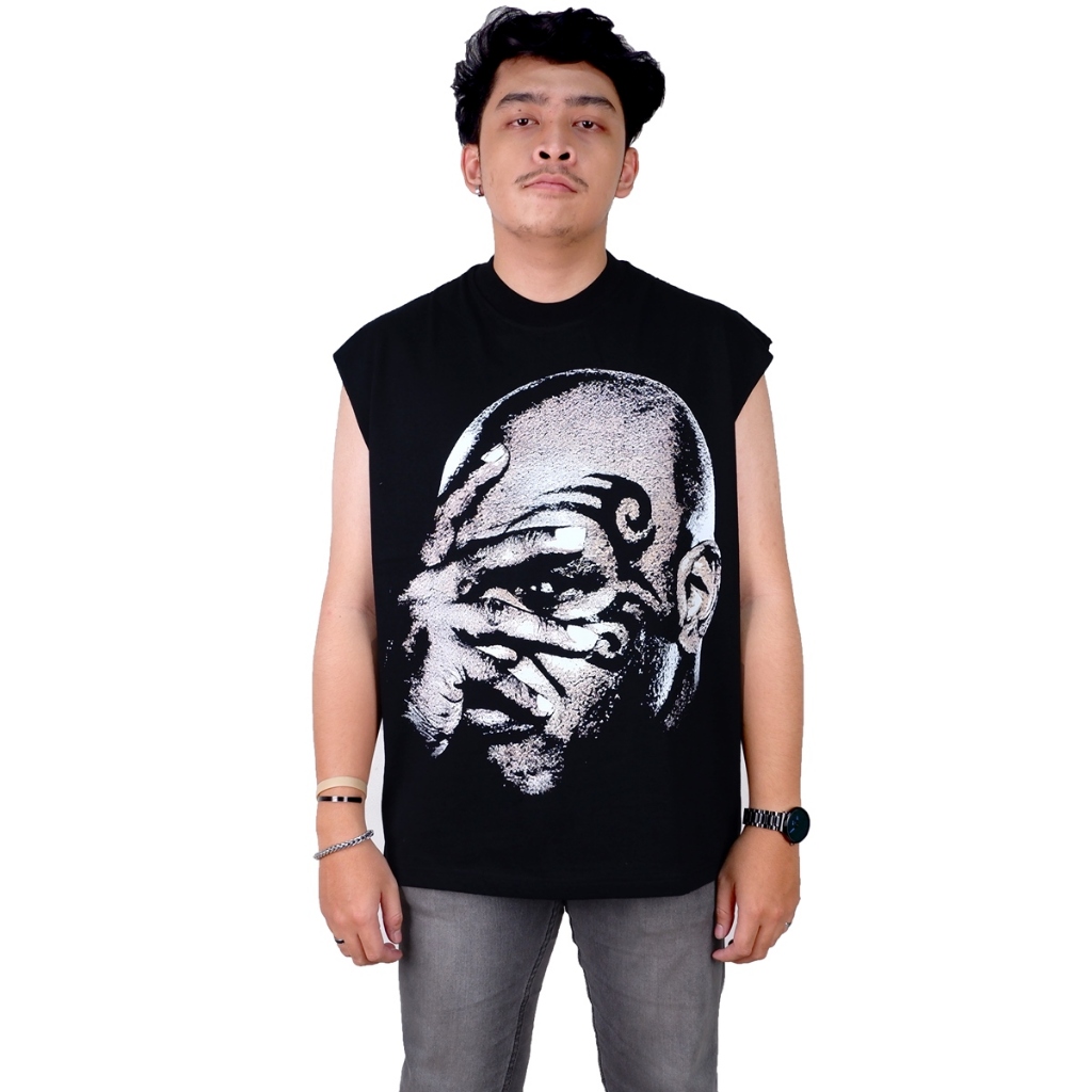 KAOS UNFINISHED OVERSIZE T-SHIRT HITAM