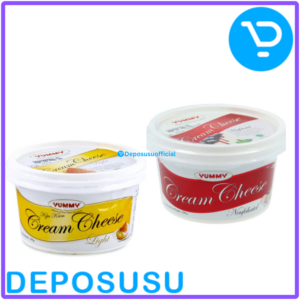 

Yummy Cream Cheese - NEUFCHATEL dan LIGHT 250gr