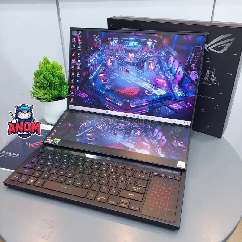 ASUS ZEPHYRUZ DUO RYZEN 7-6800H RTX 3060 SSD 1TB FULLSET