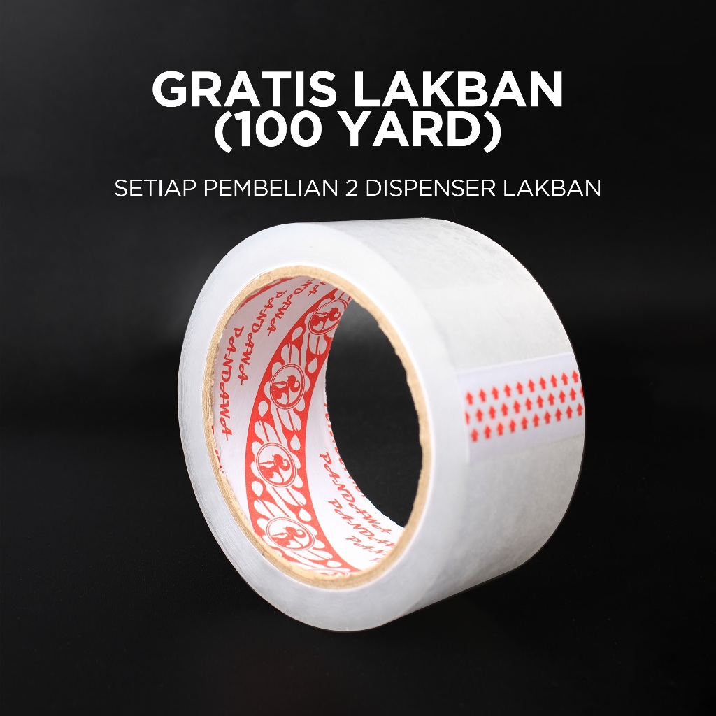 

Freegift Lakban Bening 100 Yard