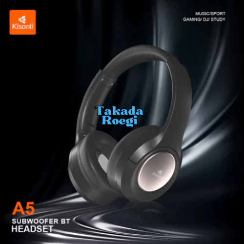 Headphone Hetset Headset Heatset Bluetooth Wireless Gaming Audio Musik Full Bass Stereo Portabel