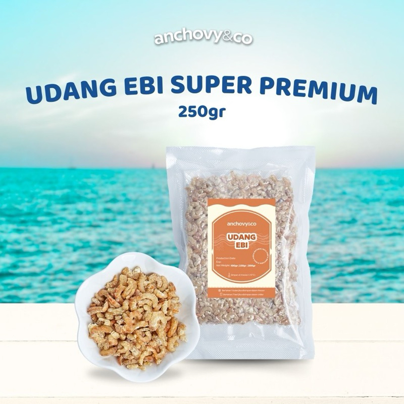 

Udang Ebi Super Premium 250gr | Anchovyandco