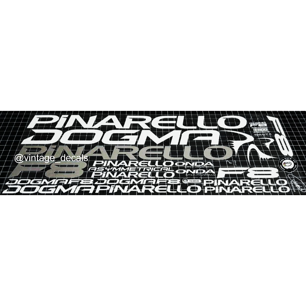 decals replacement Pinarello dogma f8