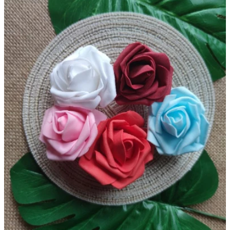 BUNGA MAWAR SPONS BESAR KEPALA MAWAR SPONS BESAR BAHAN KERAJINAN HIASAN MAHAR HIASAN RUSTIC