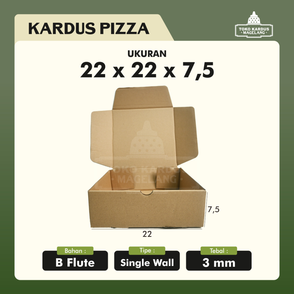 

Kardus 22x22x7.5 cm | Box Die Cut dan Easy Usage | Packing Tart | Aksesoris | Dus Lebaran | Idul Fitri | Kardus Hampers Natal | Kue Kering Christmas