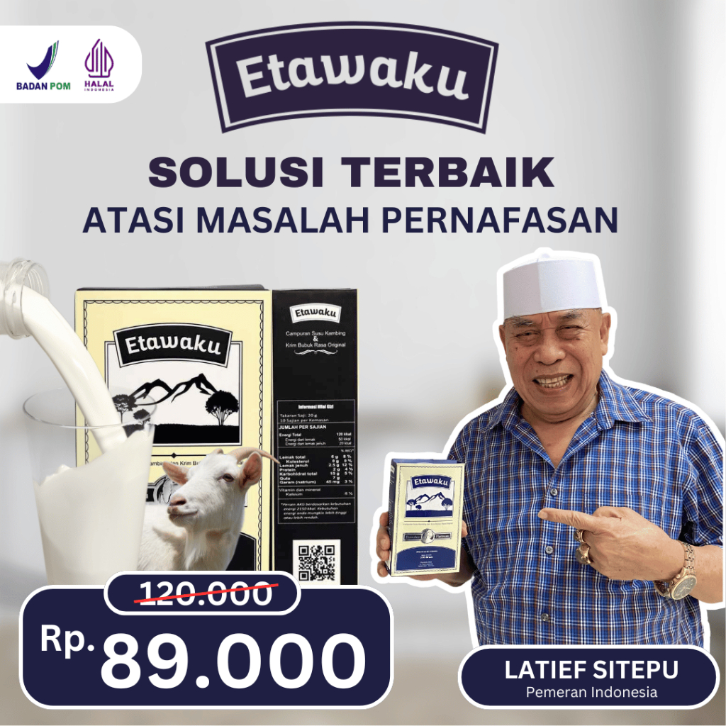 

Etawaku Platinum Atasi Masalah Pernafasan Tanpa Efek Samping