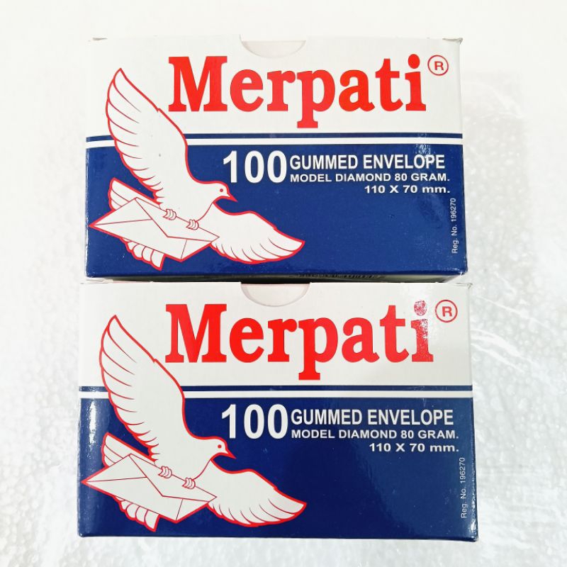 

AMPLOP KECIL MERPATI - DIAMOND 80 GRAM 110X70