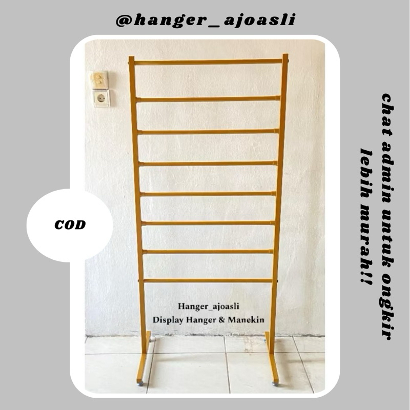 Gawang Jilbab 7 Tingkat Gold Gantungan Hijab / Syal