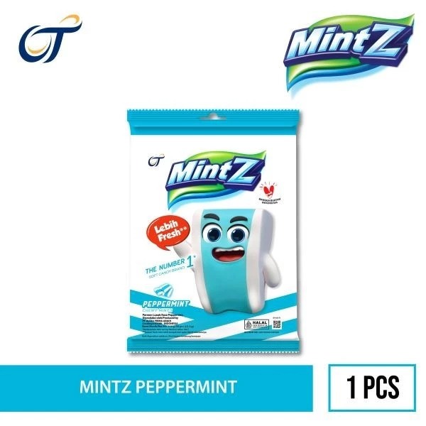 

Mintz Peppermint 110 gr 1 Pack Chewy Candy Permen Mint