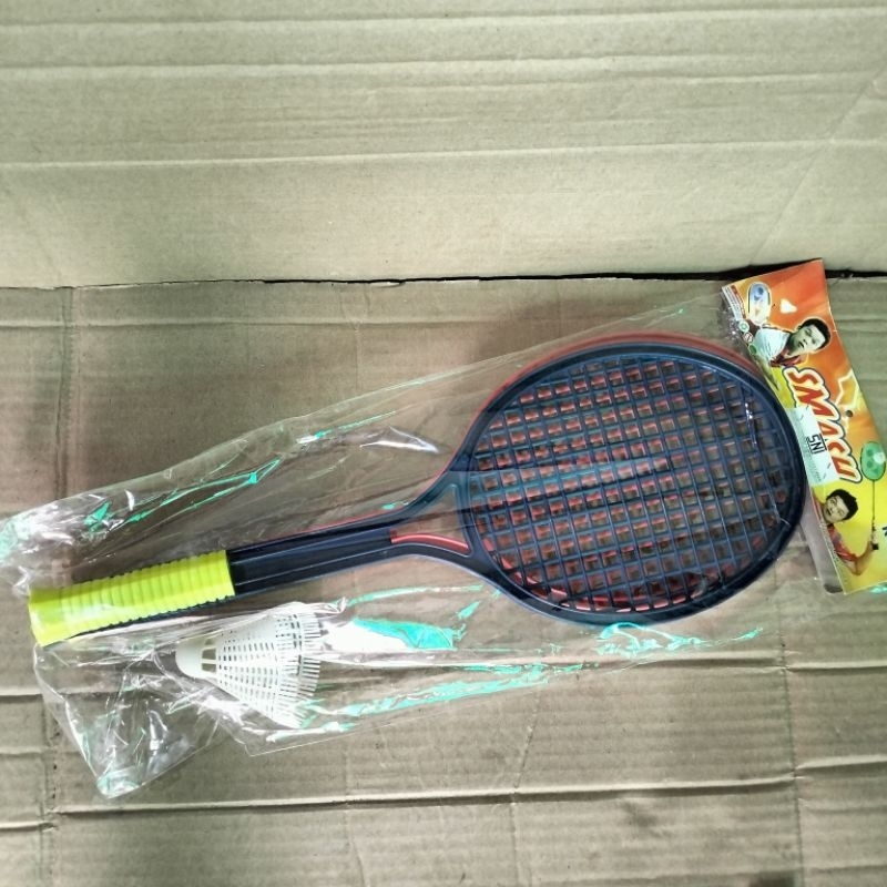 Mainan anak raket plastik set isi 2