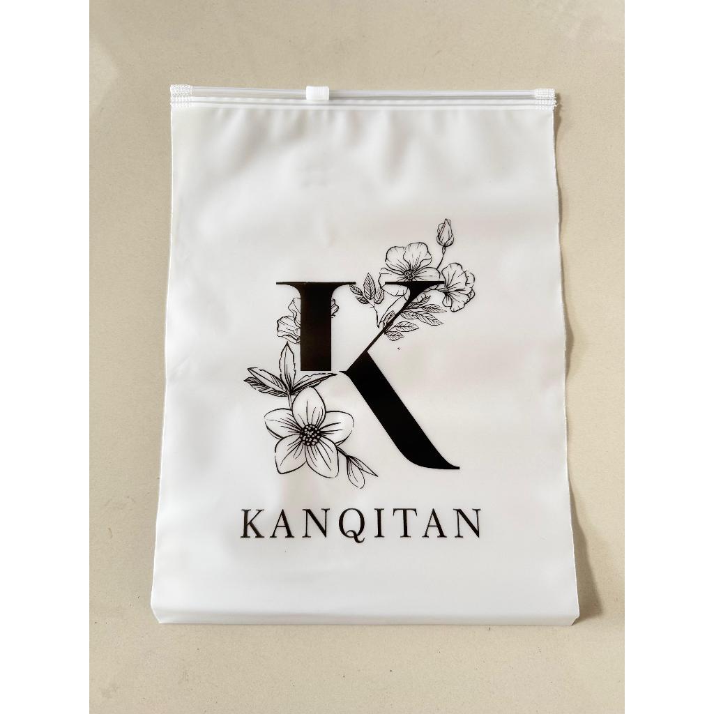 Zipper Lock 1-2 hari Beres 50pcs Plastik Packing Ziplock Plastik Baju Zipper Custom Zipper bag Pouch