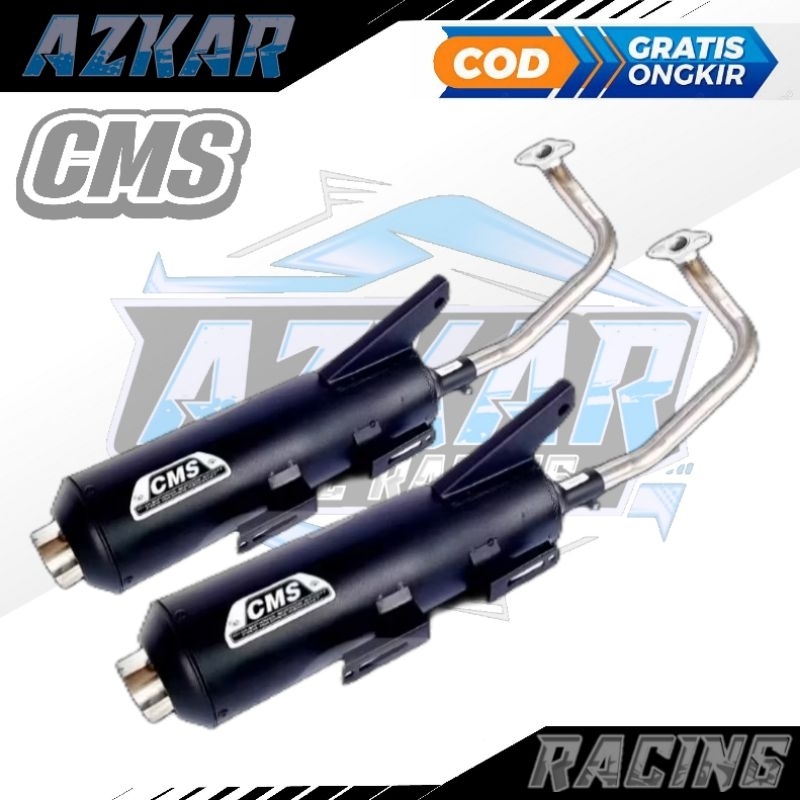 knalpot Tsugigi standar Racing ujung croom Ngebas Adem Beat mio sporty Beat deluxe vario