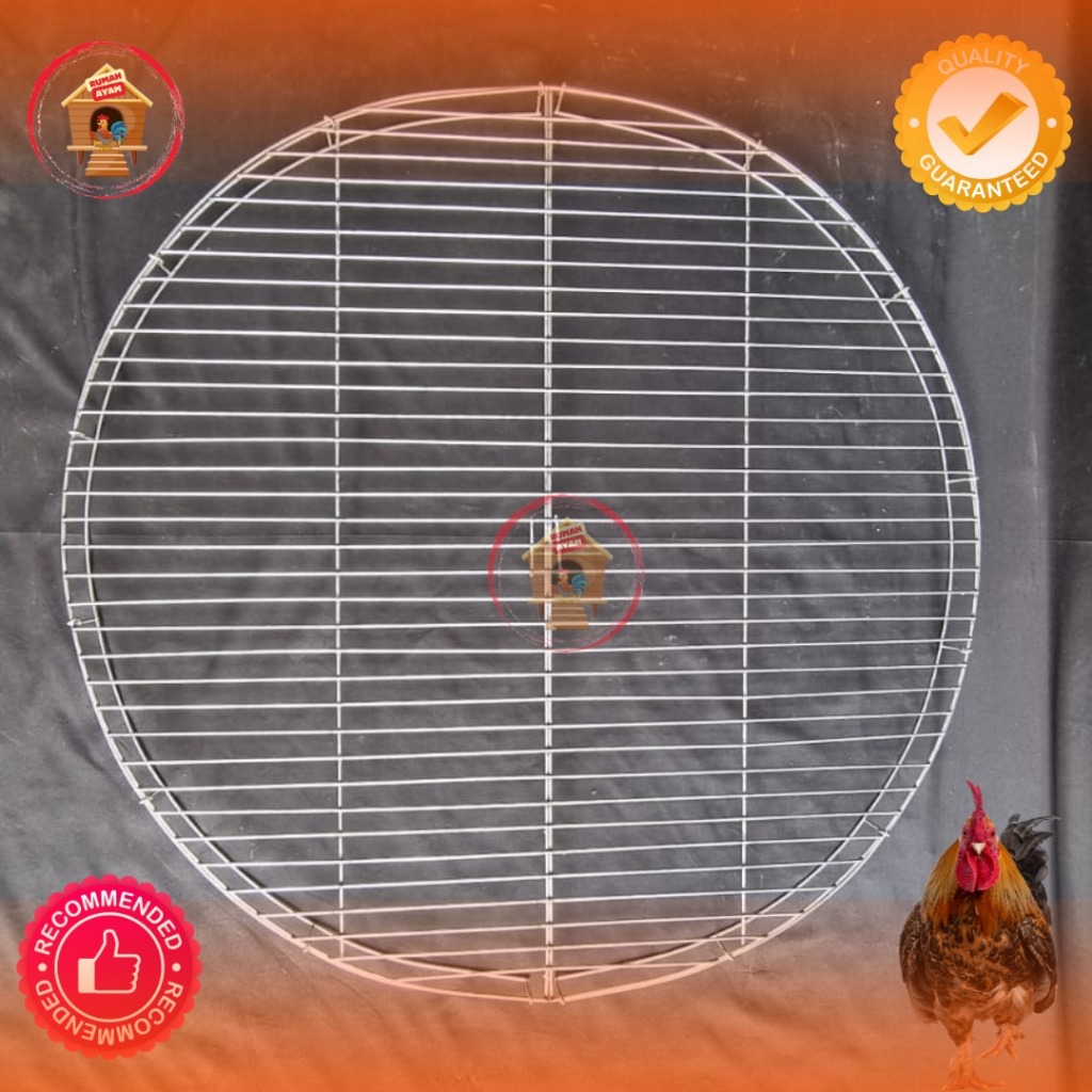 Ancak Kandang Ayam Galvanis Bentuk Bulat
