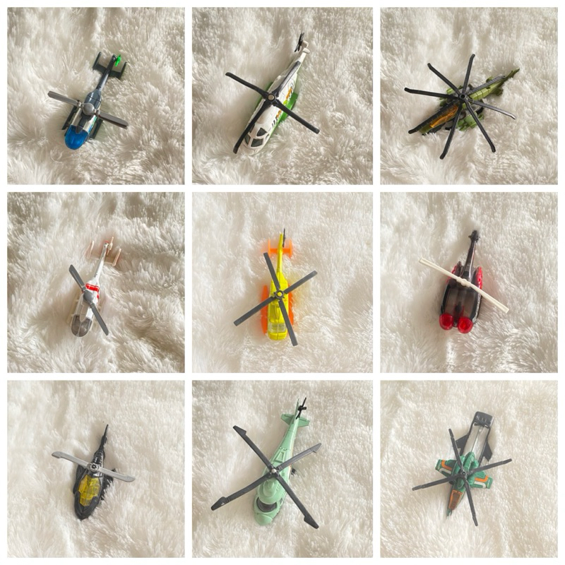 diecast miniatur helicopter maisto mainan anak
