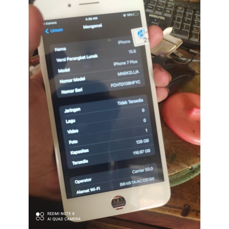 Iphone 7Plus minus lcd