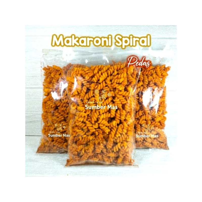 

MAKARONI SPIRAL PEDES 250GR / MAKARONI ULIR / MACARONI SPIRAL / MAKARONI KILOAN