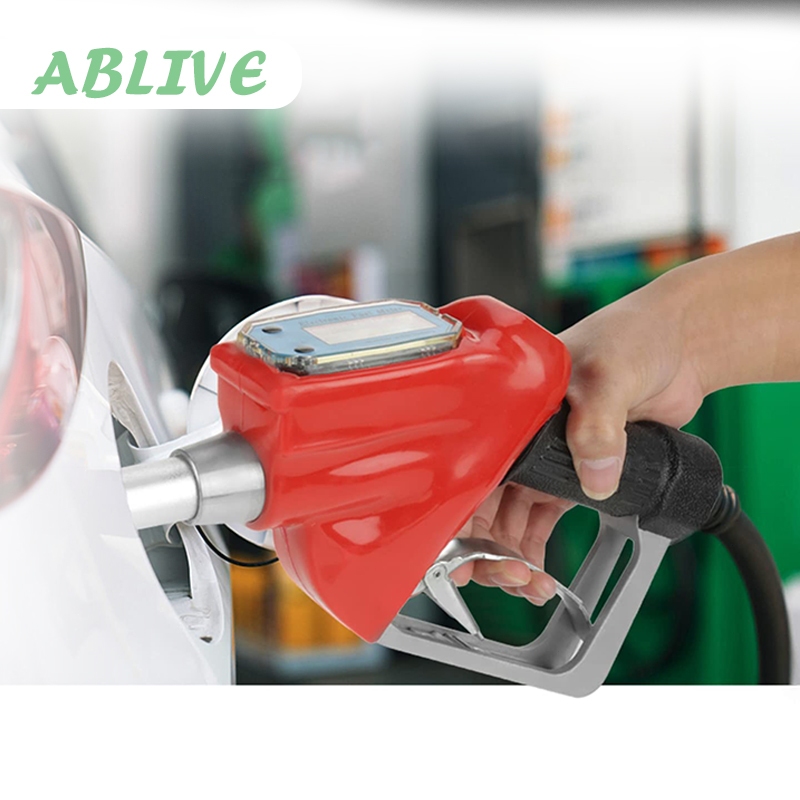 Digital Meter Fuel Nozzle Gun Refueling Gun Nozzle Digital Flow Meter Fuel Oil Refueling Gun