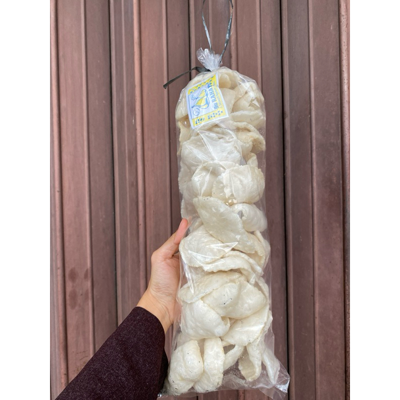 

Kerupuk Goreng Pasir Rasa Bawang Berat 130 Gram