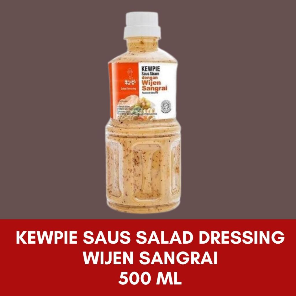 

saus salad dressing Kewpie wijen sangrai 500ml halal premium