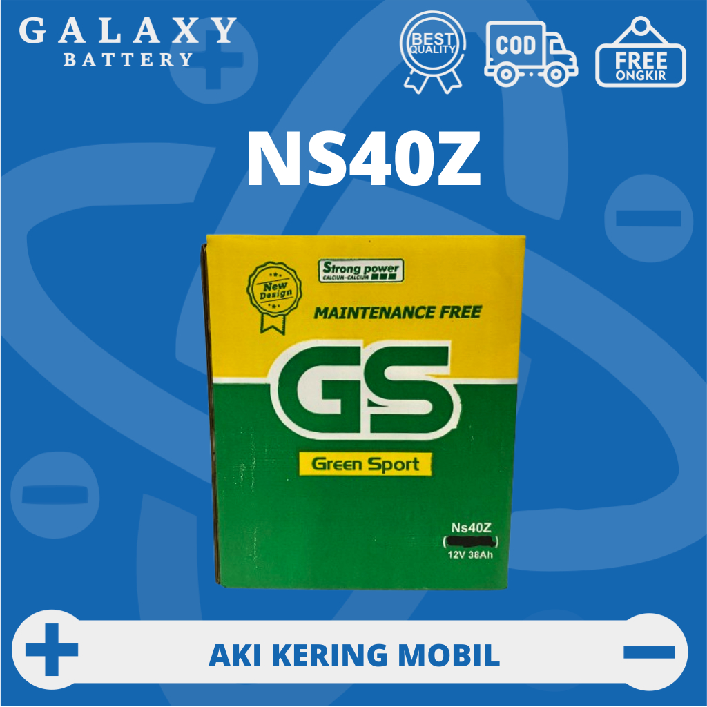 Aki Kering NS40Z GS (Aki Avanza,Xenia,Luxio,Grandmax,Carry,Taruna)